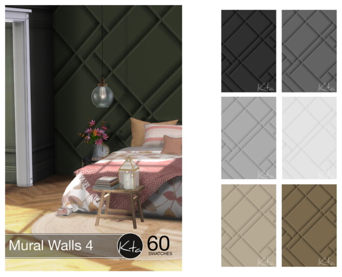 Sims 4 Mural Walls 4 at Ktasims