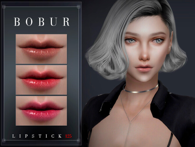 Sims 4 Lipstick 125 by Bobur3 at TSR