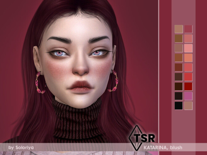Sims 4 Blush Katarina by soloriya at TSR