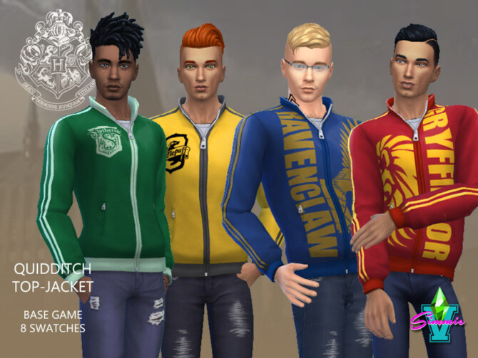 Sims 4 Hogwarts Quidditch Top by SimmieV at TSR