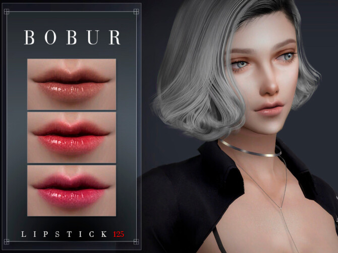 Sims 4 Lipstick 125 by Bobur3 at TSR
