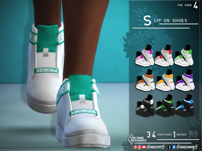 Sims 4 Slip On Shoes by Mazero5 at TSR