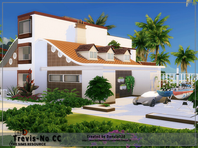 Sims 4 Trevis House by Danuta720 at TSR