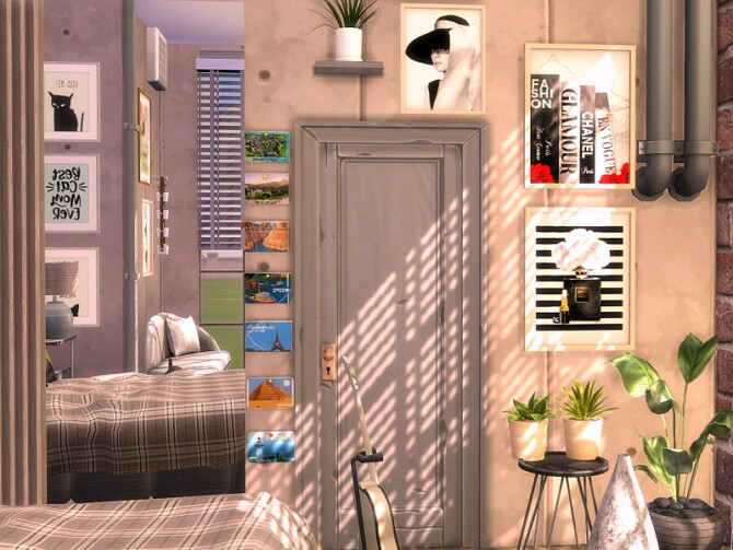 Sims 4 Bedroom   City Girl by Flubs79 at TSR