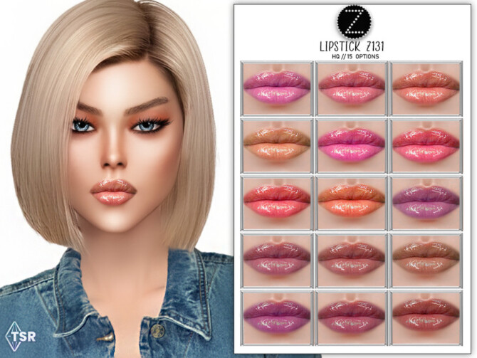 Sims 4 LIPSTICK Z131 by ZENX at TSR