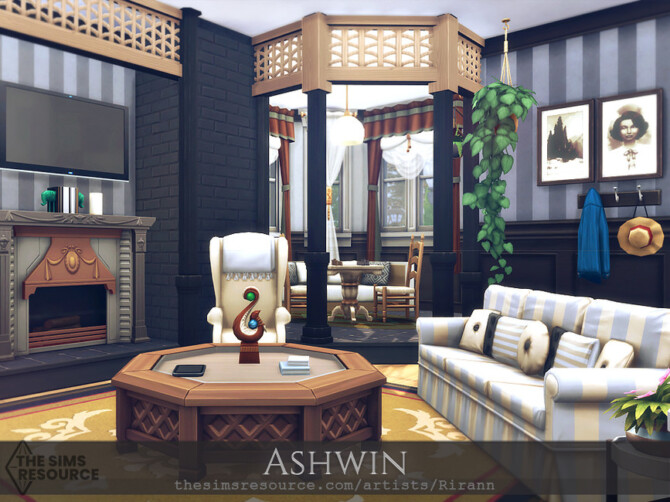 Sims 4 Ashwin House by Rirann at TSR