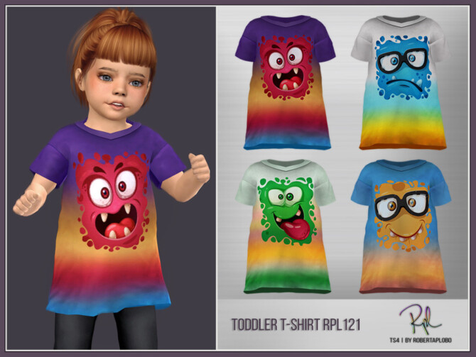 Sims 4 Toddler T Shirt RPL121 by RobertaPLobo at TSR