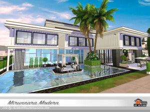 Mirunnara Modern House by autaki at TSR
