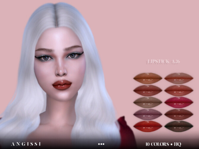 Sims 4 Lipstick  A26 by ANGISSI at TSR