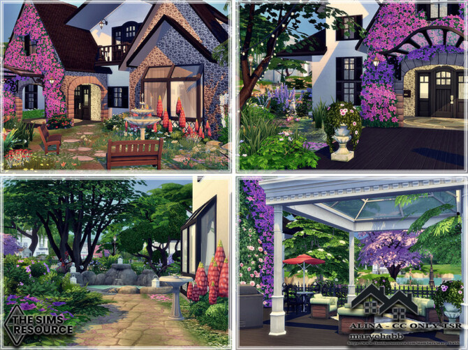 Sims 4 ALINA House by marychabb at TSR