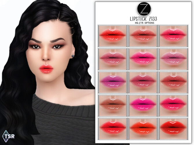 Sims 4 LIPSTICK Z133 by ZENX at TSR