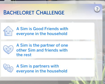 Sims 4 Custom Scenario: Bacheloret Challenge by DaleRune at Mod The Sims 4