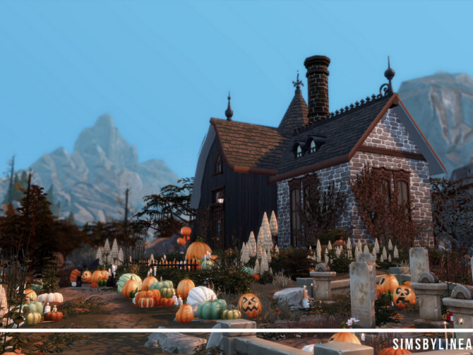 Sims 4 Haunted Cottage by SIMSBYLINEA at TSR