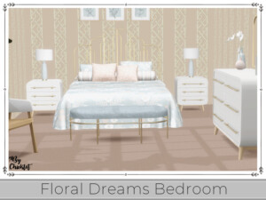 Floral Dreams Bedroom by Chicklet at TSR