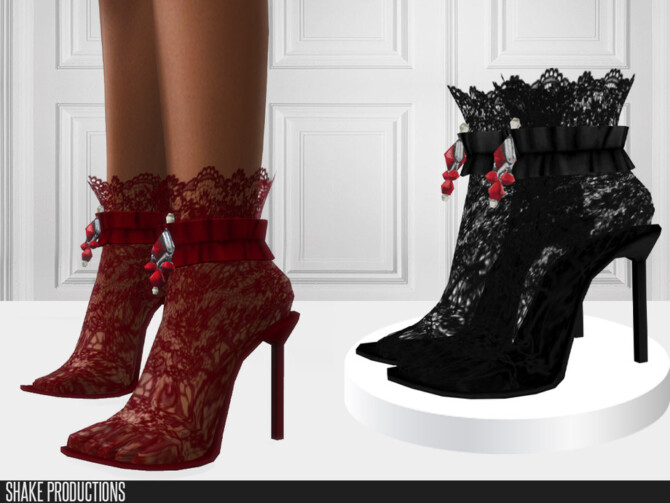 Sims 4 Modern Victorian Gothic Shoes 4 by ShakeProductions at TSR