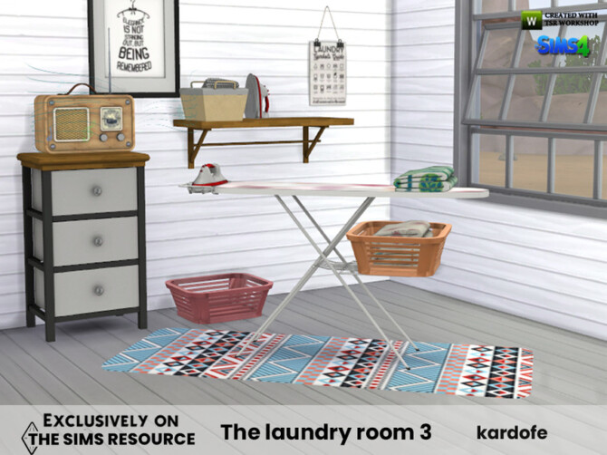 Sims 4 The laundry room 3 by kardofe at TSR