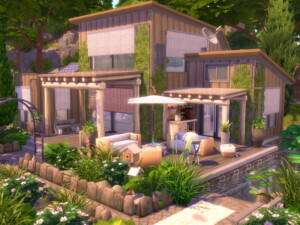 Eco Friendly Wood House by Flubs79 at TSR