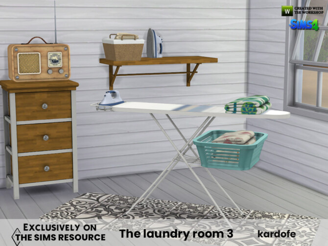 Sims 4 The laundry room 3 by kardofe at TSR