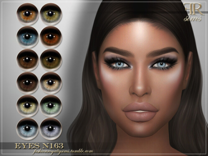 Sims 4 Eyes N163 by FashionRoyaltySims at TSR