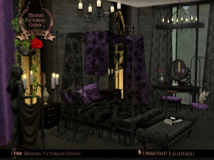 Modern Victorian Gothic – Obsidian Lighting by SIMcredible! at TSR