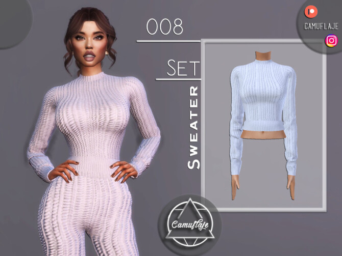 Sims 4 SET 008   Sweater by Camuflaje at TSR