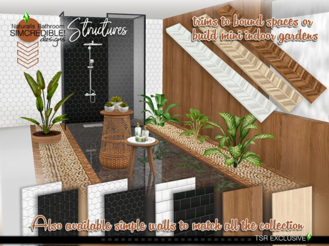 Sims 4 Naturalis Structures set by SIMcredible! at TSR