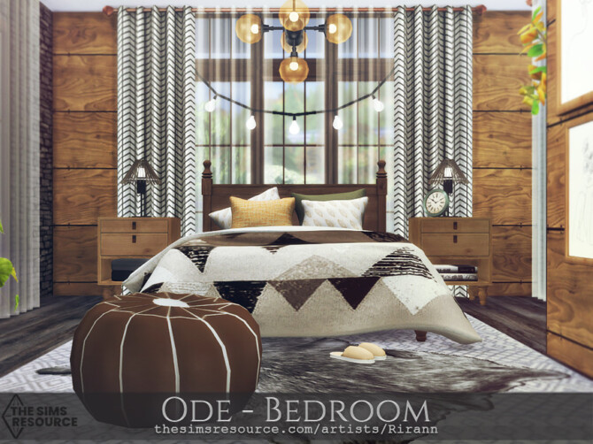 Sims 4 Ode   Bedroom by Rirann at TSR