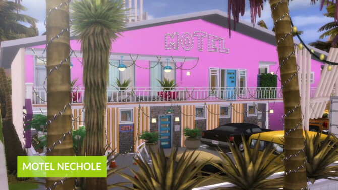 Sims 4 Motel Nechole by Simooligan at Mod The Sims 4