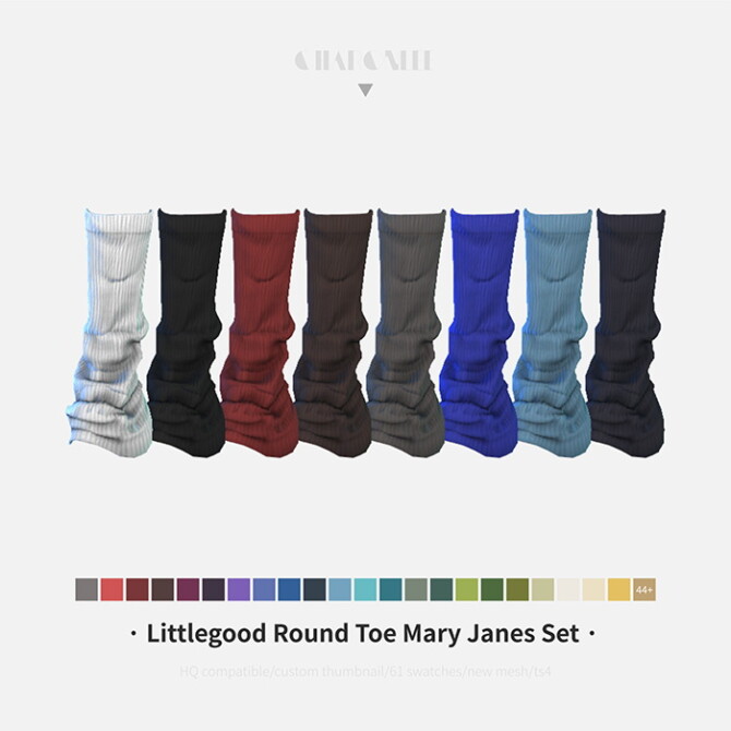 Sims 4 Littlegood Round Toe Mary Janes at Charonlee