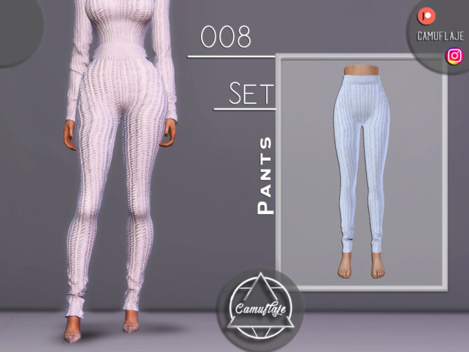 Sims 4 SET 008   Pants (Leggings) by Camuflaje at TSR