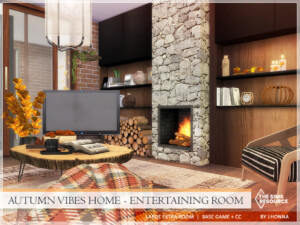 Autumn Vibes Home – Entertaining Room by Lhonna at TSR