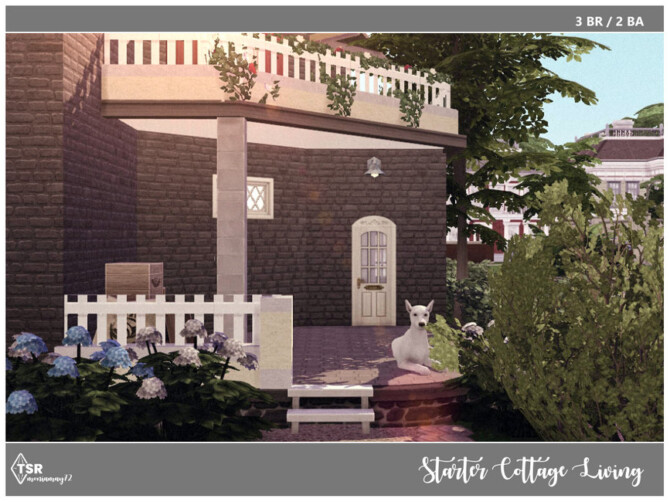Sims 4 Starter Cottage Living by Moniamay72 at TSR