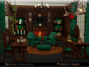 Modern Victorian Gothic – Obsidian Library by SIMcredible! at TSR