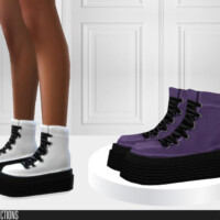 HIGH CUT SHOES v4 at The Young Enzo » Sims 4 Updates