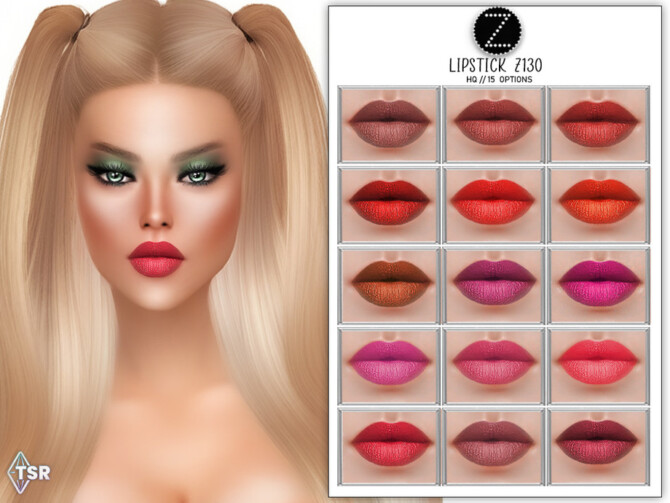 Sims 4 LIPSTICK Z130 by ZENX at TSR