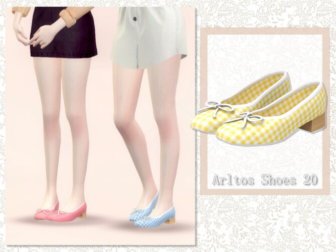 Sims 4 Lattice shoes 20 by Arltos at TSR