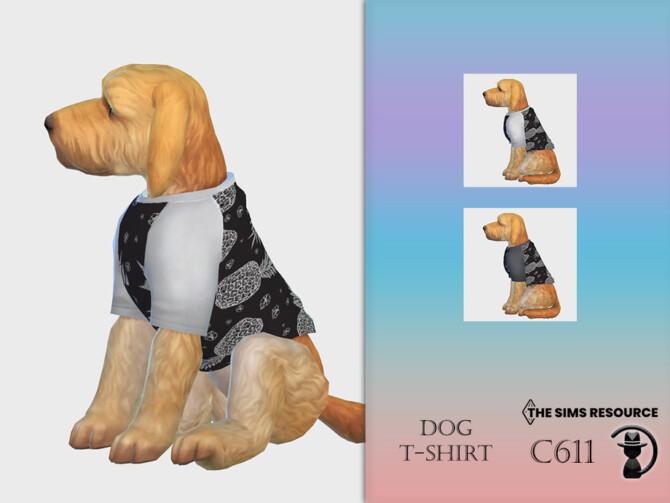 Sims 4 Dog T shirt C611 by turksimmer at TSR