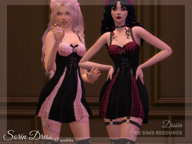 Sims 4 Sorin Dress by Dissia at TSR