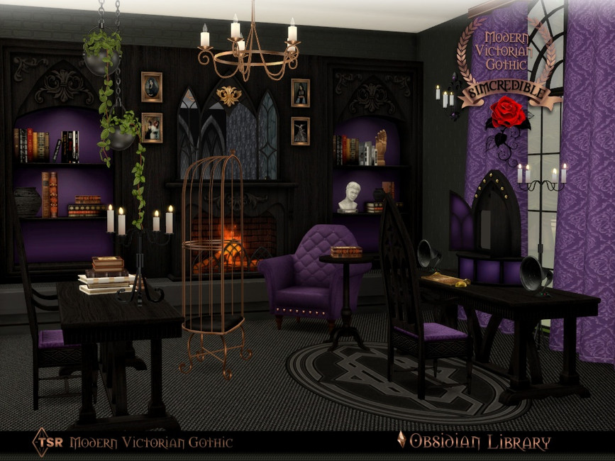 Modern Victorian Gothic - Obsidian Library by SIMcredible! at TSR ...
