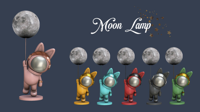 Sims 4 Moon Lamp at Leo Sims