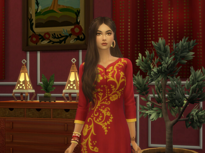 Sims 4 Amara Kumar by Mini Simmer at TSR