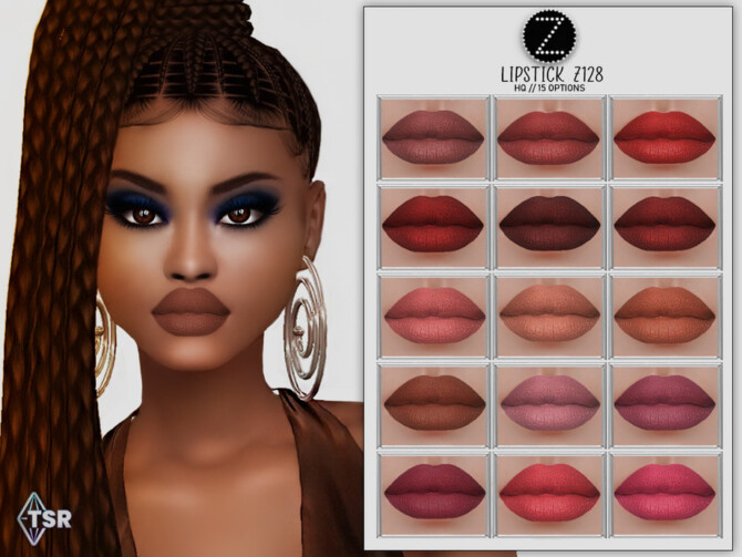 Sims 4 LIPSTICK Z128 by ZENX at TSR