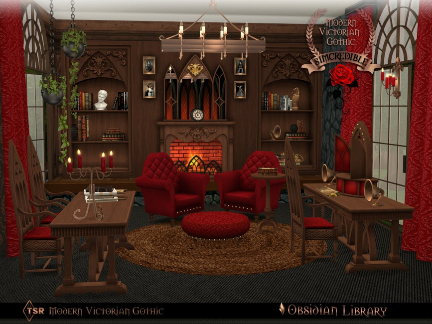 Modern Victorian Gothic - Obsidian Library by SIMcredible! at TSR ...