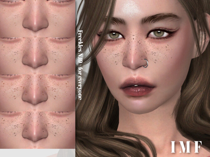 Sims 4 IMF Freckles N.19 by IzzieMcFire at TSR