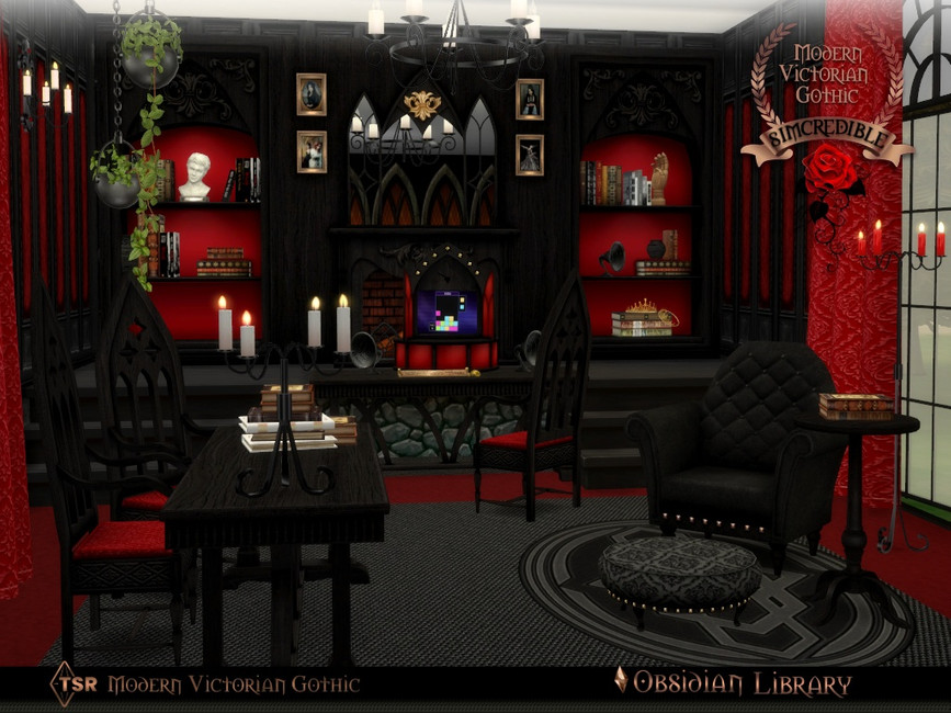Modern Victorian Gothic - Obsidian Library by SIMcredible! at TSR ...