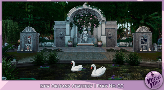 Sims 4 New Orleans Cemetery at MikkiMur