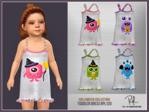 Toddler Dress RPL120 by RobertaPLobo at TSR