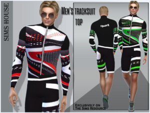 Men’s tracksuit top by Sims House at TSR