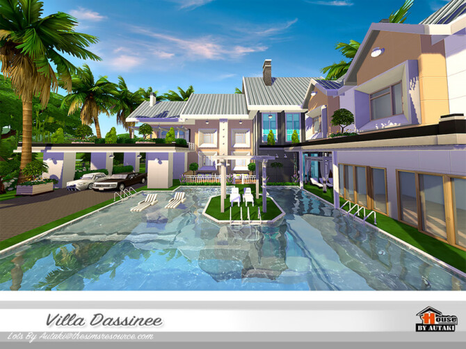 Sims 4 Villa Dassinee by autaki at TSR