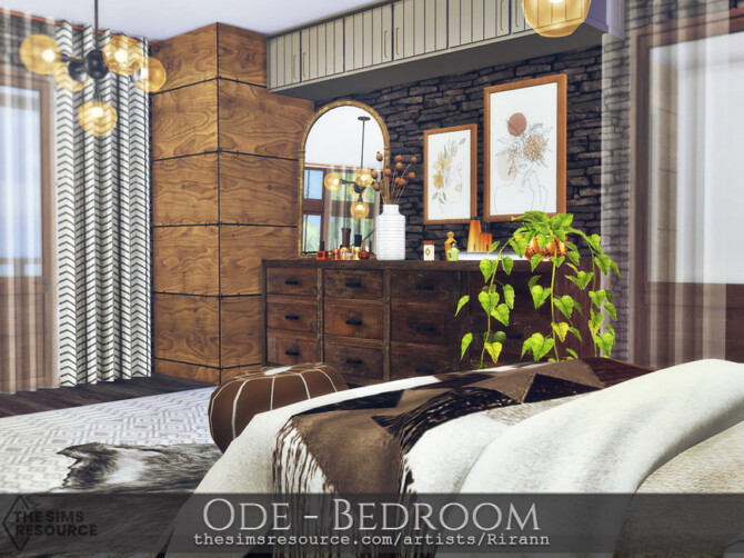 Sims 4 Ode   Bedroom by Rirann at TSR